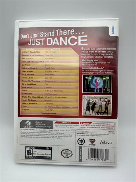 Just Dance Nintendo Wii 2009 8888175803 EBay