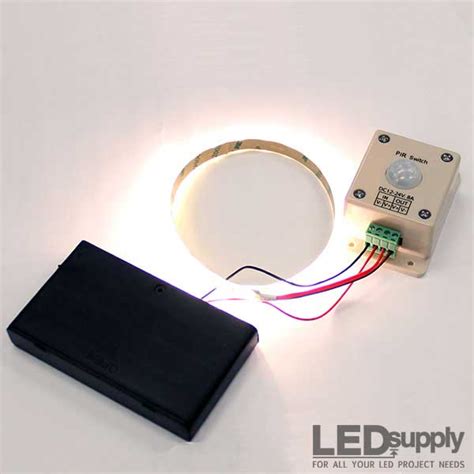 LED Motion Sensor Strip Light - Battery-Powered