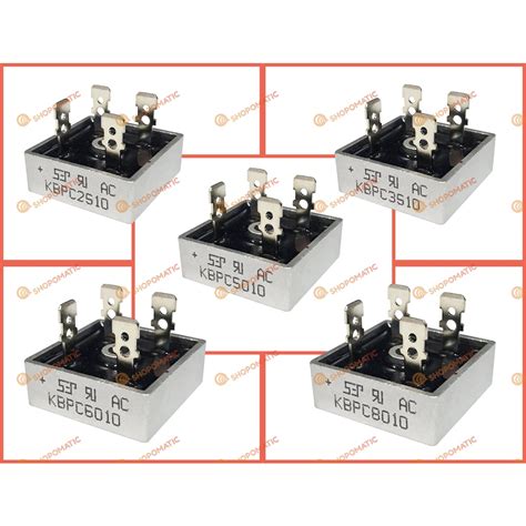 Metal Case Single Phase Diode Bridge Rectifier Shopee Philippines