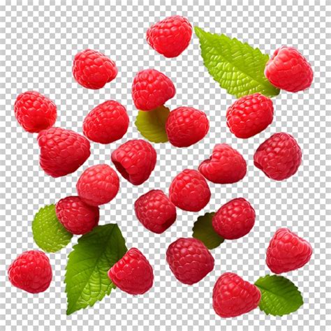 Premium Psd Fresh Raspberry Isolated On Transparent Background