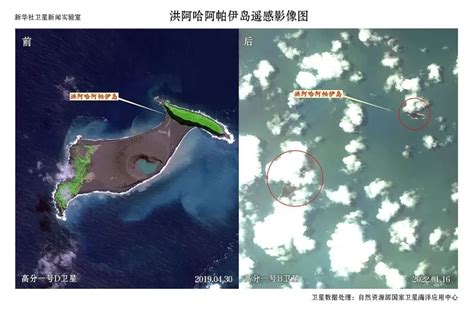 中国卫星集体跟拍汤加火山现状 科学探索 Cnbetacom