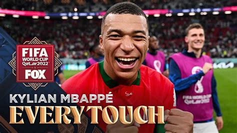 Kylian Mbappé Every touch in France s 2022 FIFA World Cup semifinal