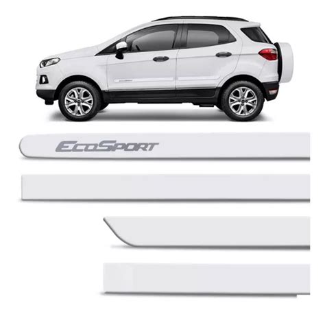 Friso Lateral Nova Ford Ecosport A Branco Rtico Frete Gr Tis