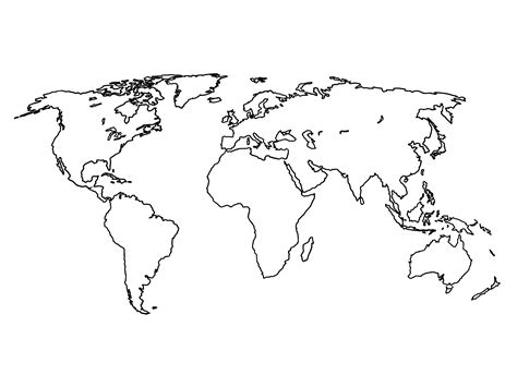 Bosquejo Del Mapa Del Mundo Del Garabato Bosquejo Del Planeta Tierra