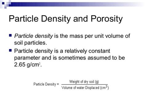 Soil Structure Density And Porosity