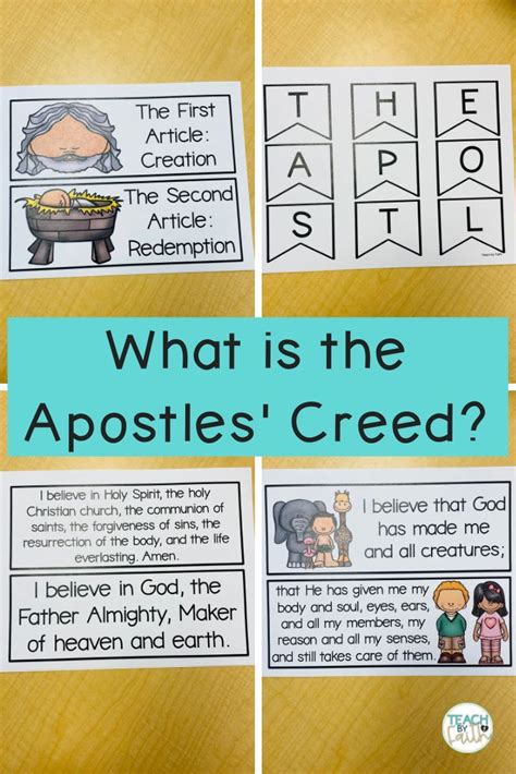 What Is The Apostles Creed Apostles Creed Bible Lessons For Kids