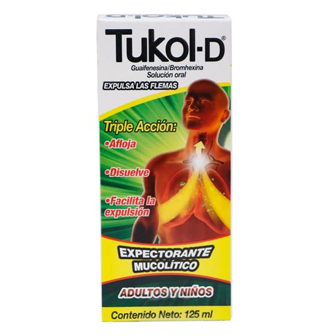 Jarabe Tukol D Adultos y Niños 125ml 909214