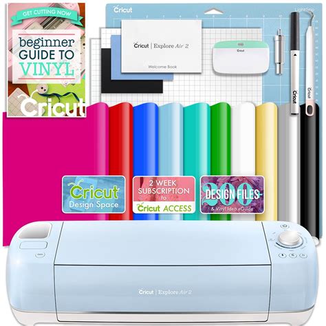 Cricut Blue Explore Air 2 Vinyl Bundle - Walmart.com - Walmart.com