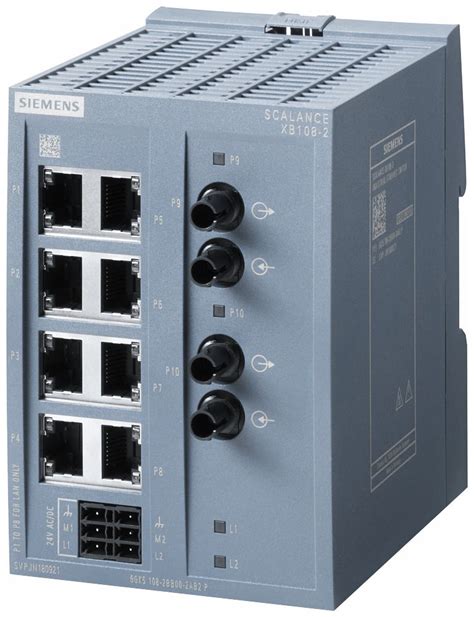 SIEMENS SCALANCE XB108 2 Unmanaged IE Switch 8x 10 100 Mbit S Ports