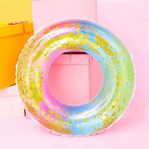 Boia degradê arco íris glitter 55 cm Importados Lili