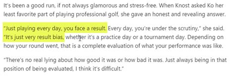 Lydia Ko Downside Of Professional Golf Page 5 Tour Talk GolfWRX