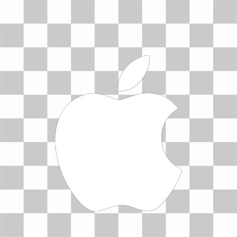 Decorative logo sticker of Apple to paste on your pictures