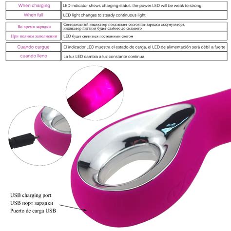 Sex Products Usb Rechargeable Vibrator 10 Speed G Spot Clitoris Massager Erotic Toy Female