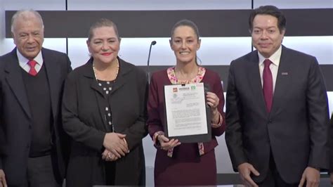 Claudia Sheinbaum Se Registra Ante El Ine Como Candidata Presidencial De Morena Y Aliados Latinus