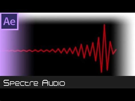 Créer un spectre audio Ligne Circulaire Carré After effects