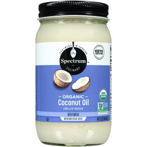 Spectrum Organic Refined Coconut Oil 14 Fl Oz Kroger