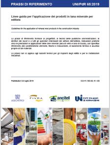 UNI PdR 65 2019 Linee Guida Applicazione Prodotti In Lana Minerale