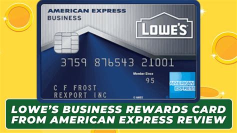 Lowes Business Rewards Card From American Express Review YouTube