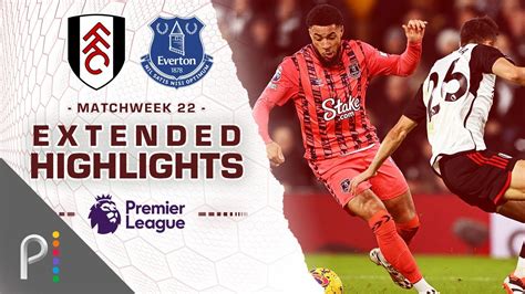 Fulham V Everton Premier League Highlights 1302024 Nbc Sports Youtube