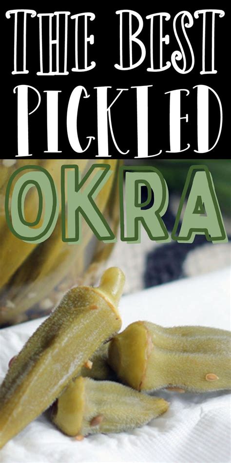 Pickled Okra Recipe | Recipe | Pickled okra recipes, Pickles ...