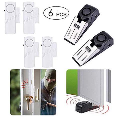 Buy Wireless Door Security Alarm Stoppers System Vibration Triggered