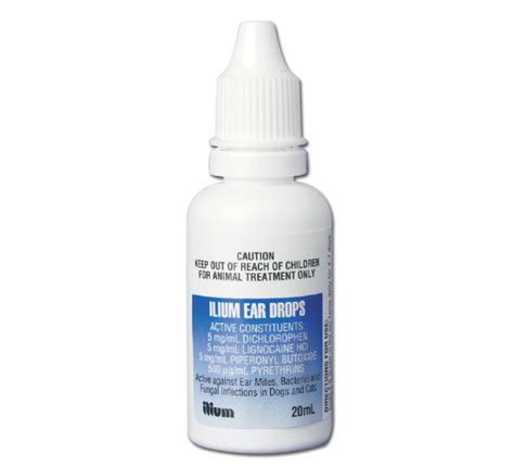 Ilium Ear Drops , 20ml – Aldousary Veterinary Services and Agriculture.