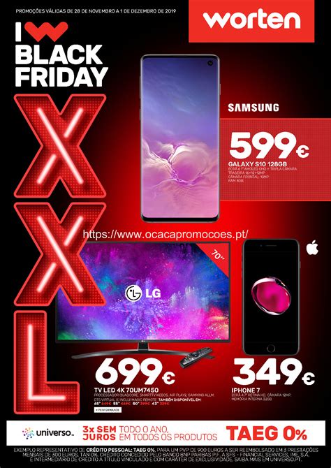 Antevis O Folheto Worten Black Friday Novembro A Dezembro O Ca A