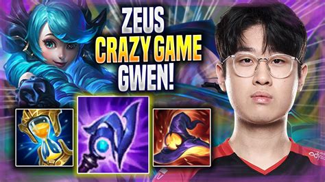 Zeus Crazy Game With Gwen T Zeus Plays Gwen Top Vs Camille