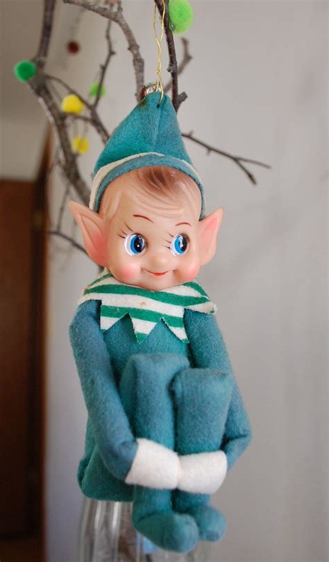 Vintage Elf Ornament Vintage Christmas Ornaments Retro Christmas