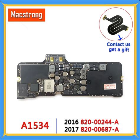 Placa M E Original A1534 2016 Para Macbook Retina 12 A1534 Placa L Gica