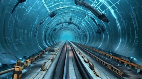 Exploring The World S Longest Underwater Road And Rail Tunnel