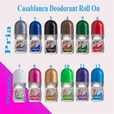 Jual Casablanca Deodorant Roll On 50 Ml All Varian Shopee Indonesia