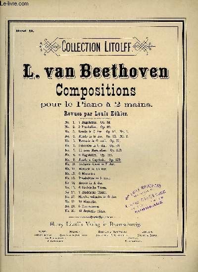 Disque Vinyle T Symphonie N Pastorale En Fa Majeur De L Van