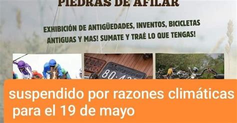 Por Razones Clim Ticas Fiesta Del De Mayo En Piedras De Afilar Pasa