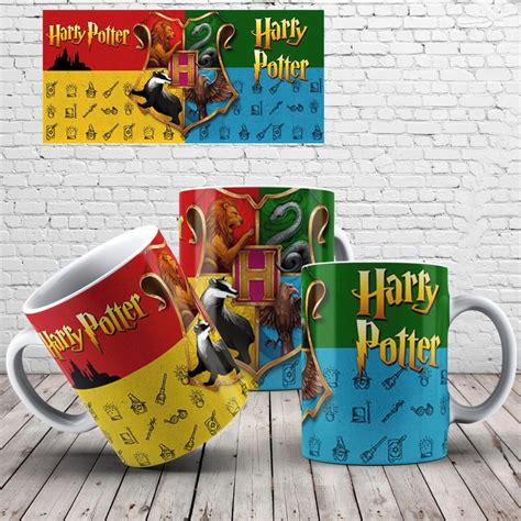 Caneca Harry Potter Casas Elo Produtos Especiais