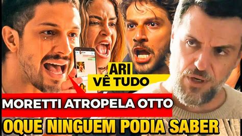 Moretti ATROPELA Otto e Ari será TESTEMUNHA da Cena NOVELA TRAVESSIA