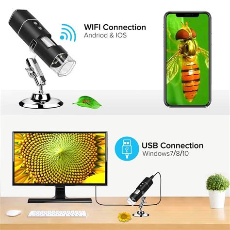 Wireless Digital Microscope P Hd Mp Led Usb Microscope X To