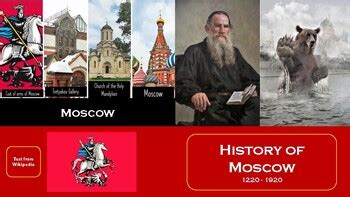 History of Moscow 1220 to 1920 by Slideshow Store | TPT