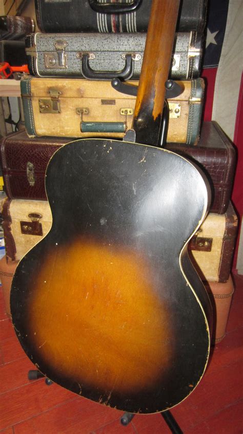 Vintage 1950 S Harmony Master Archtop Acoustic Guitar Rivington Guitars