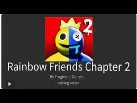 Joguei O Cap Tulo De Rainbow Friends Roblox Rainbow Friends Youtube