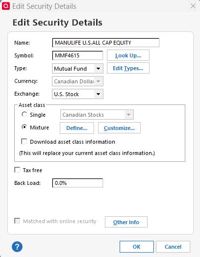 Issue With Updating Mutual Fund Historical Prices Quicken