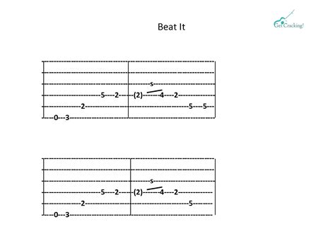 Beat It intro Tabs – getcrackingguitar