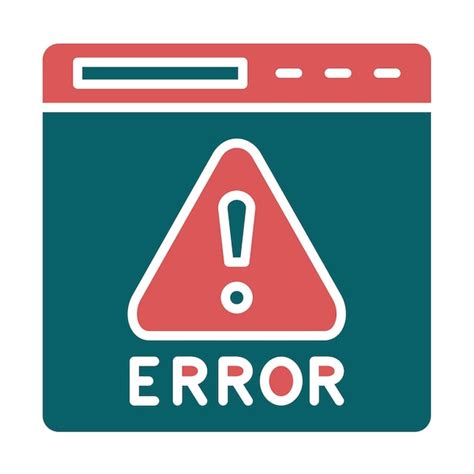 Premium Vector Vector Design Error Icon Style