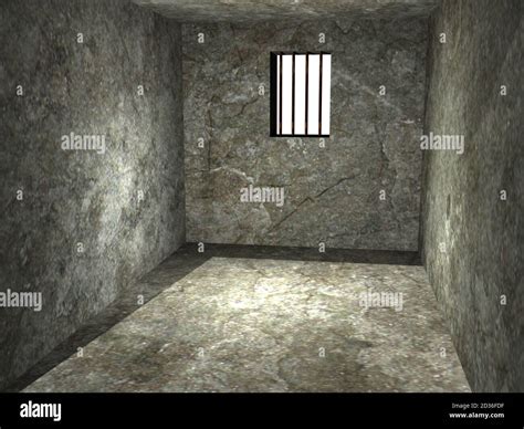 old cellar room or dungeon with lattice window Stock Photo - Alamy