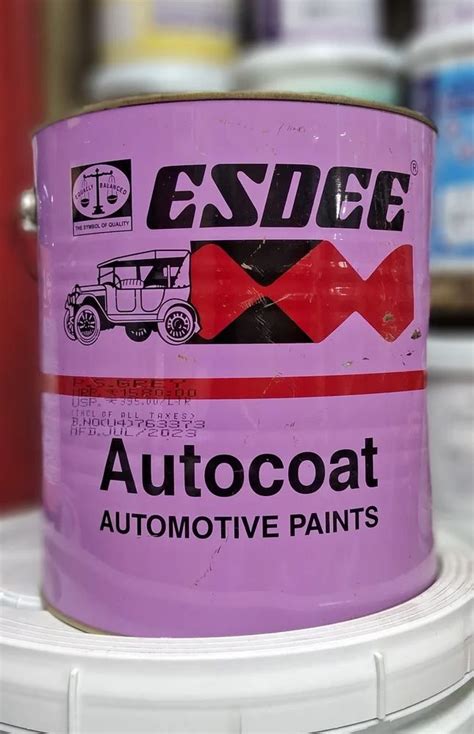 Esdee Autocoat Automotive Paint Primer Surfacer Grey For Metal Coating