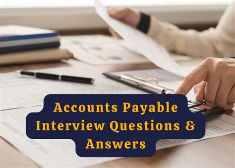 16 Accounts Payable Interview Questions And Answers In 2025 Resumekraft