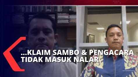 Sambo Akui Beri Perintah Hajar Bukan Tembak Begini Tanggapan Kuasa