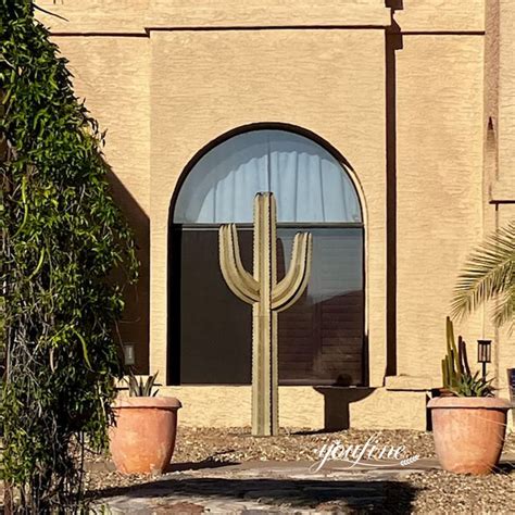 Large Metal Cactus Yard Art Sculpture Youfine Art Sculpture