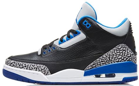 Air Jordan 3 Retro Blacksport Blue Wolf Grey Jordan Sole Collector