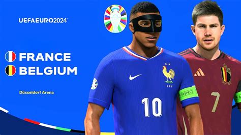 Ea Fc France Vs Belgium Mbappe Kante De Bruyne Uefa Euro